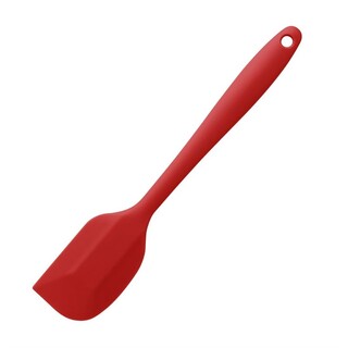 photo 2 grande spatule rouge en silicone 280mm