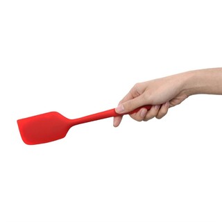 photo 4 grande spatule rouge en silicone 280mm