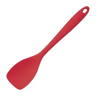 photo 3 spatule et cuillère rouge en silicone 280mm