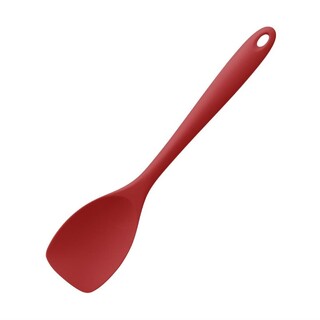 photo 1 spatule et cuillère rouge en silicone 280mm
