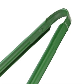 photo 8 pince de service code couleur hygiplas 405mm verte