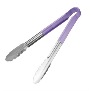 photo 2 pince de service code couleur hygiplas 300mm violette