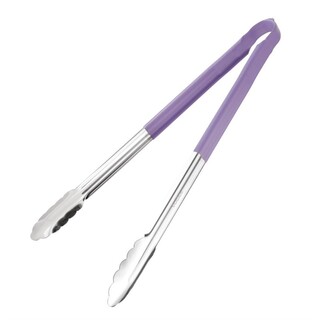 photo 1 pince de service code couleur hygiplas 405mm violette