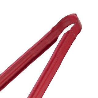 photo 8 pince de service code couleur hygiplas 405mm rouge