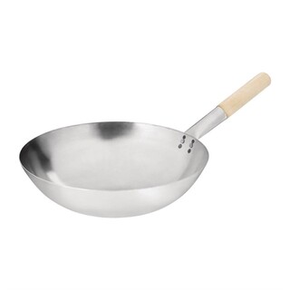 photo 1 wok conique en acier doux vogue 35,6cm