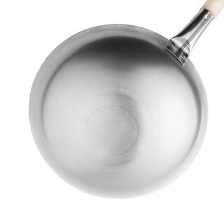 photo 3 wok conique en acier doux vogue 35,6cm