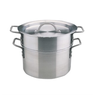 photo 3 marmite bain marie aluminium vogue 4l