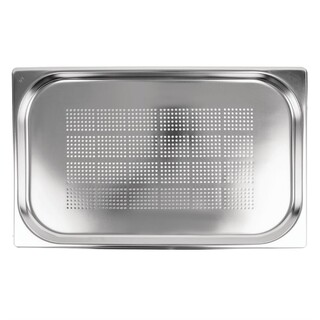 photo 6 bac gastronorme inox perforé gn 1/1 20mm vogue