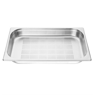 photo 5 bac gastronorme inox perforé gn 1/1 65mm vogue