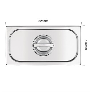 photo 5 couvercle gn 1/3 inox vogue