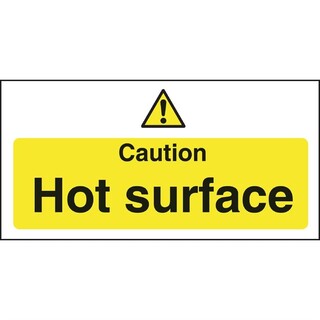 photo 4 signalétique attention surface chaude vogue en anglais