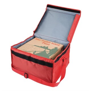 photo 1 grand sac de livraison pizza isotherme en nylon vogue