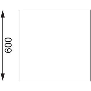 photo 2 table de préparation sans rebord en acier inoxydable vogue 900 x 600mm