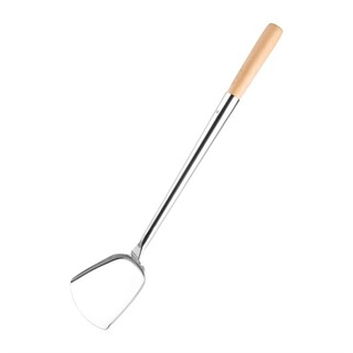 photo 1 spatule wok en acier inoxydable vogue