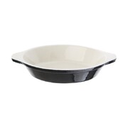 Photo 1 matériel référence U561: Plat à gratin rond noir Vogue 400ml