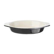 Photo 1 matériel référence U563: Plat à gratin ovale noir Vogue 650ml