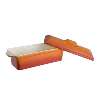 photo 2 terrine en fonte vogue orange 1,3l