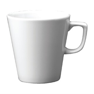 photo 1 tasses à café latte blanches unies churchill 340ml