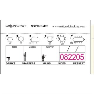 photo 5 carnets de commande autocopiants sans carbone waitrpads lot de 10