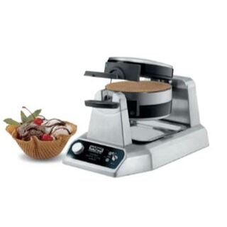 photo 1 double gaufrier à cornet de glace