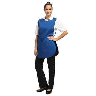 photo 1 tablier chasuble avec poche whites bleu roi