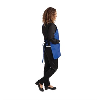 photo 4 tablier serveur col en v whites bleu
