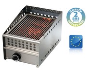 Wood steak grill gaz - l 400 mm